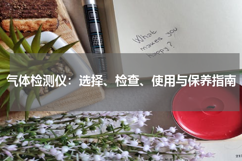 气体检测仪:选择、检查、使用与保养指南
