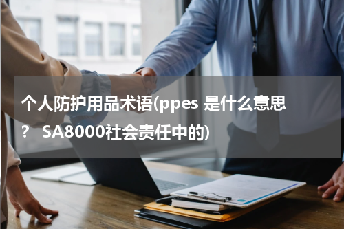 个人防护用品术语(ppes 是什么意思? SA8000社会责任中的)